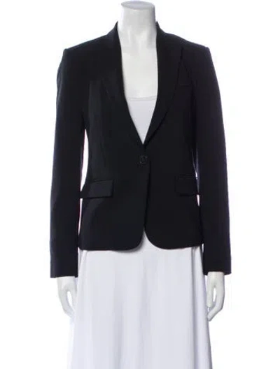 Pre-owned Theory Blazer In Blue