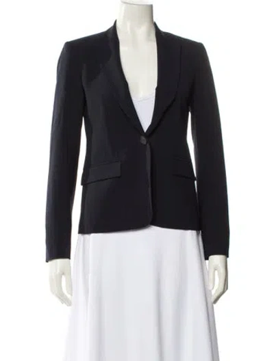 Pre-owned Theory Blazer In Blue
