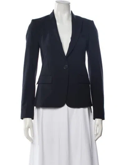Pre-owned Theory Blazer In Blue