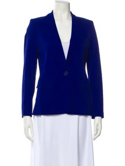 Pre-owned Theory Blazer In Blue