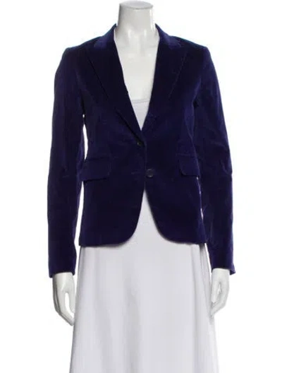 Pre-owned Theory Blazer In Blue