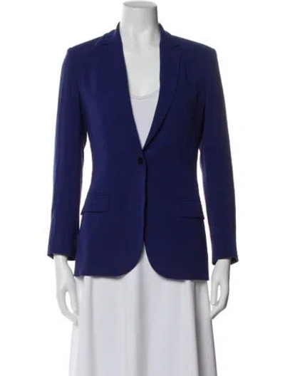 Pre-owned Theory Blazer In Blue