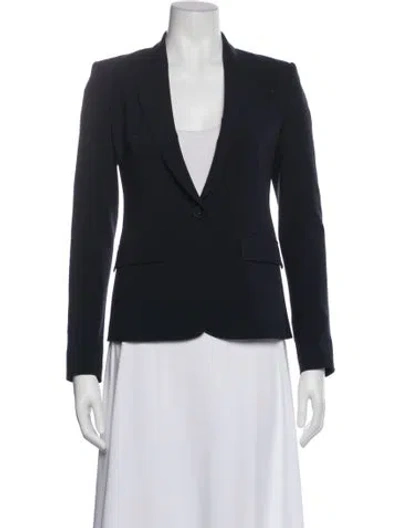 Pre-owned Theory Blazer In Blue