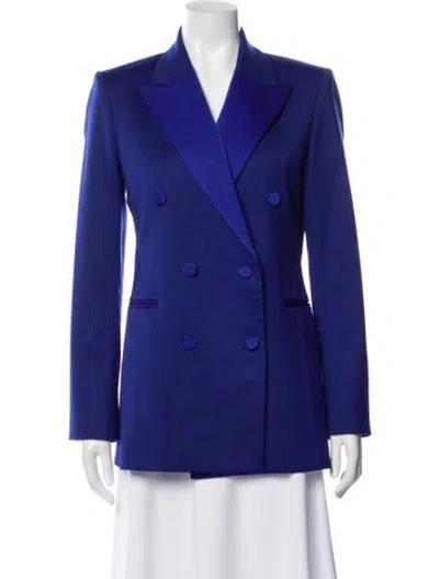 Pre-owned Theory Blazer In Blue