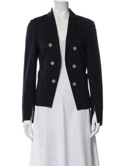 Pre-owned Theory Blazer In Blue