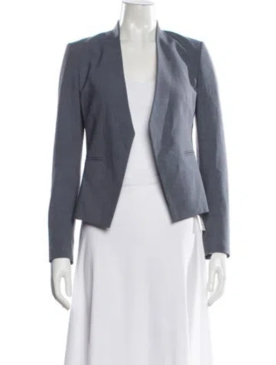 Pre-owned Theory Blazer In Blue