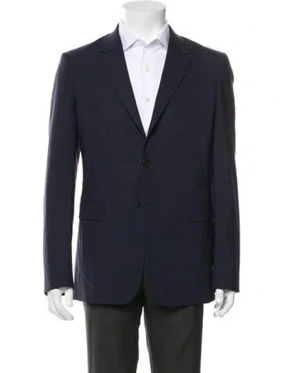 Pre-owned Theory Blazer In Blue
