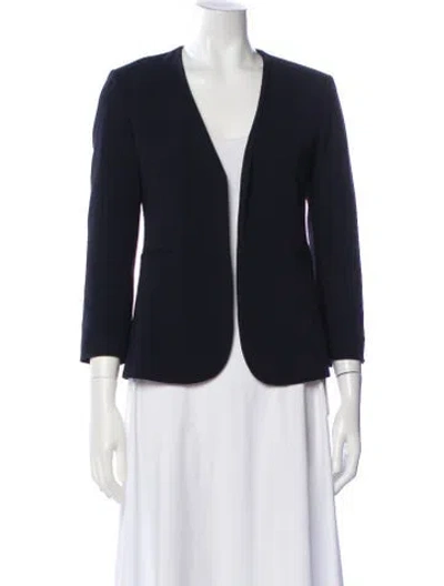 Pre-owned Theory Blazer In Blue