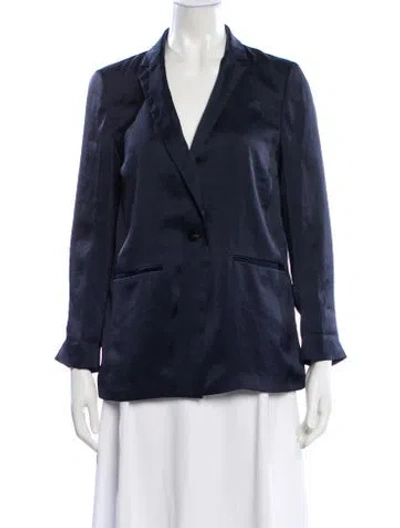 Pre-owned Theory Blazer In Blue