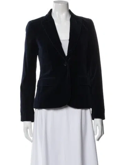 Pre-owned Theory Blazer In Blue