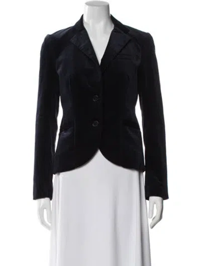 Pre-owned Theory Blazer In Blue