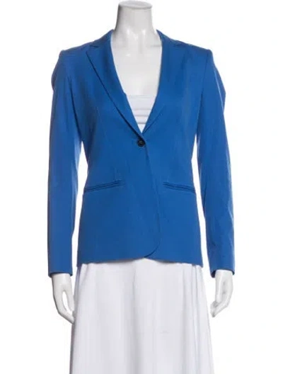 Pre-owned Theory Blazer In Blue
