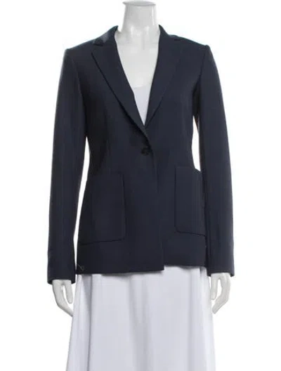 Pre-owned Theory Blazer In Blue