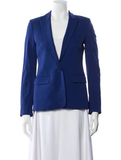 Pre-owned Theory Blazer In Blue
