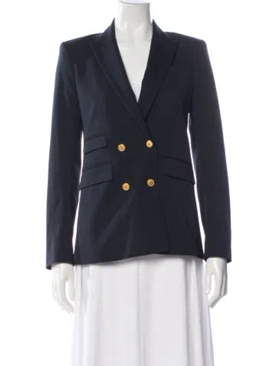 Pre-owned Theory Blazer In Blue