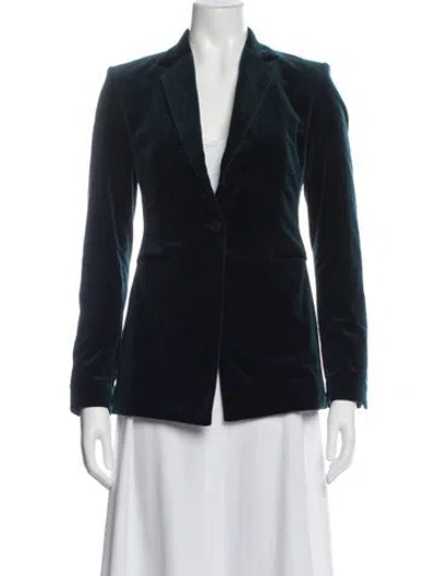 Pre-owned Theory Blazer In Blue