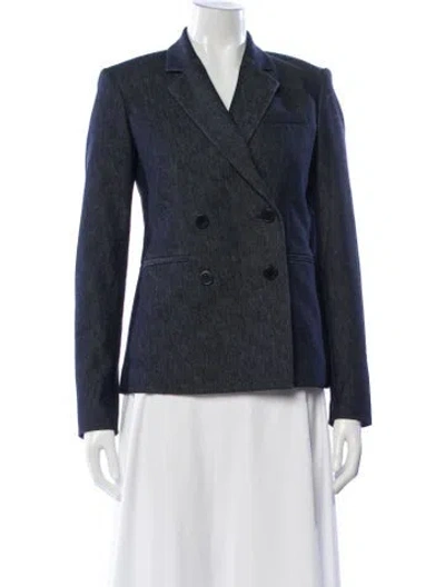 Pre-owned Theory Blazer In Blue