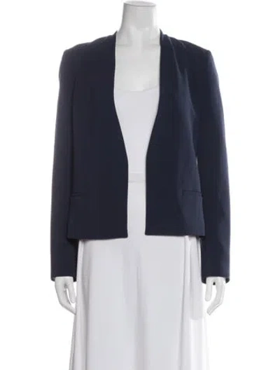 Pre-owned Theory Blazer In Blue