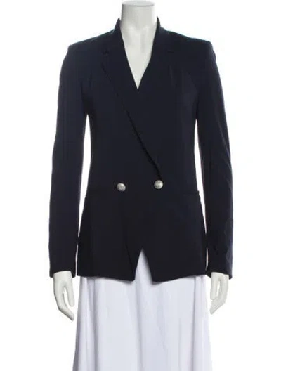 Pre-owned Theory Blazer In Blue