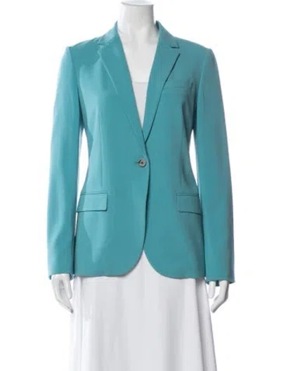 Pre-owned Theory Blazer In Blue