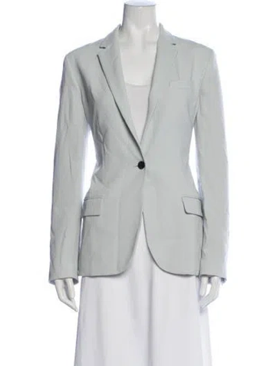 Pre-owned Theory Blazer In Blue