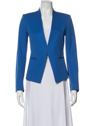 Pre-owned Theory Blazer In Blue