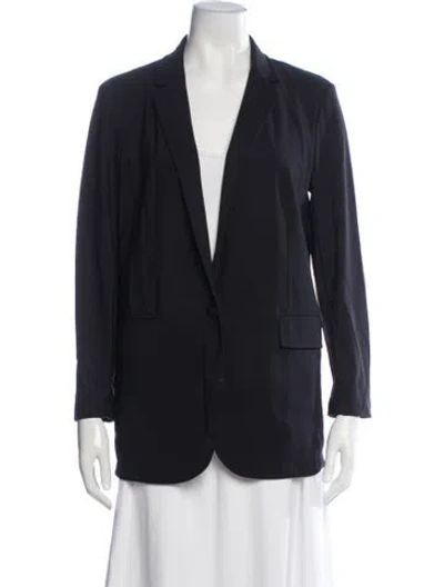 Pre-owned Theory Blazer In Blue