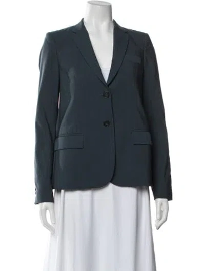 Pre-owned Theory Blazer In Blue