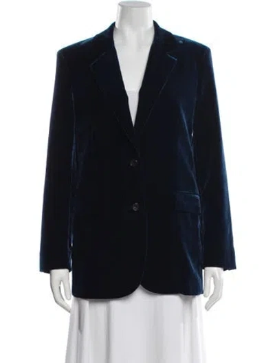 Pre-owned Theory Blazer In Blue