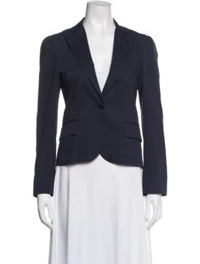 Pre-owned Theory Blazer In Blue