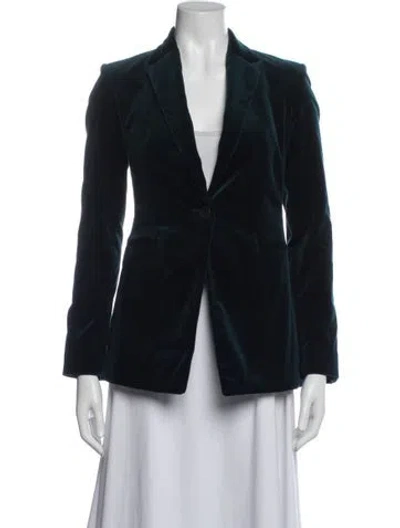 Pre-owned Theory Blazer In Blue
