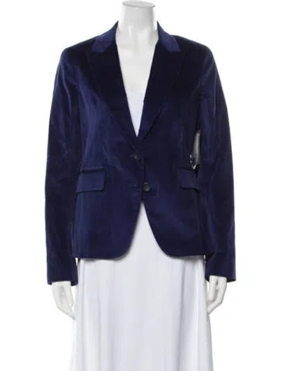 Pre-owned Theory Blazer In Blue
