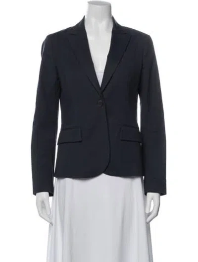 Pre-owned Theory Blazer In Blue