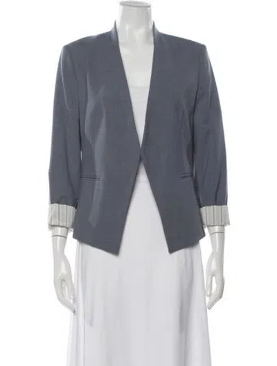 Pre-owned Theory Blazer In Blue