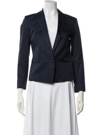 Pre-owned Theory Blazer In Blue