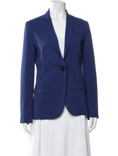 Pre-owned Theory Blazer In Blue