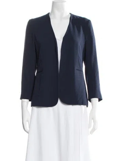Pre-owned Theory Blazer In Blue