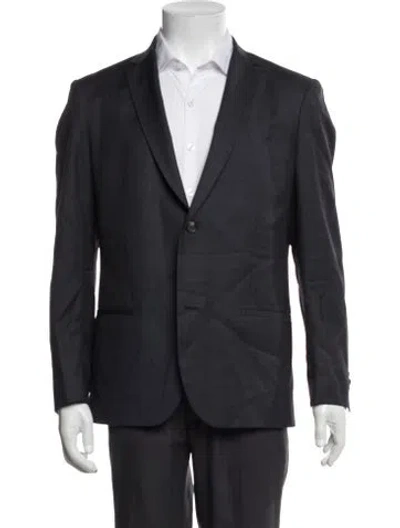 Pre-owned Theory Blazer In Blue