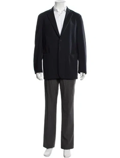 Pre-owned Theory Blazer In Blue