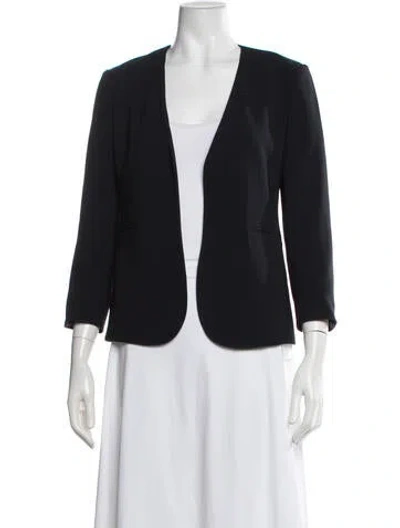 Pre-owned Theory Blazer In Blue