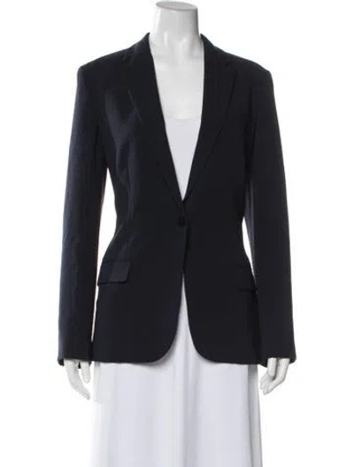 Pre-owned Theory Blazer In Blue