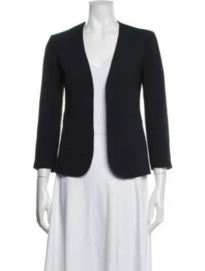 Pre-owned Theory Blazer In Blue
