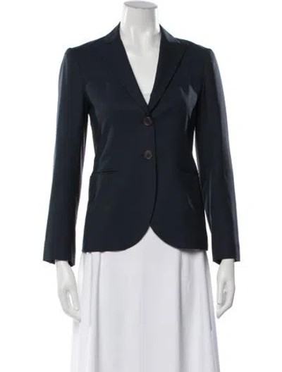 Pre-owned Theory Blazer In Blue
