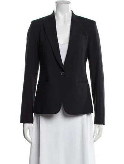 Pre-owned Theory Blazer In Blue