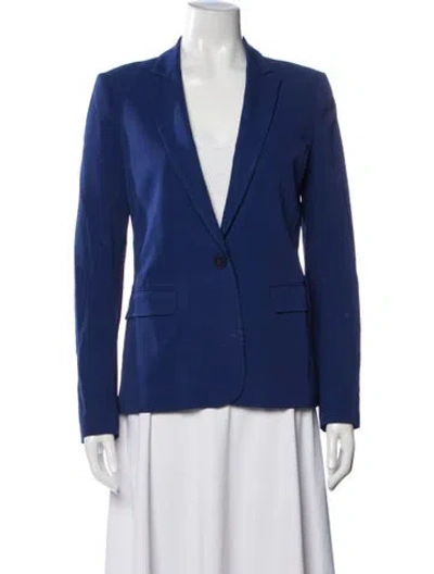 Pre-owned Theory Blazer In Blue