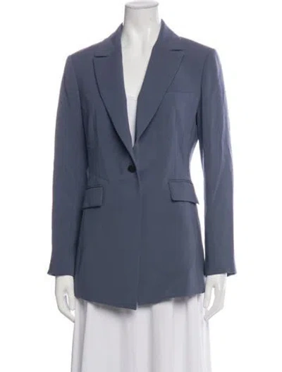 Pre-owned Theory Blazer In Blue