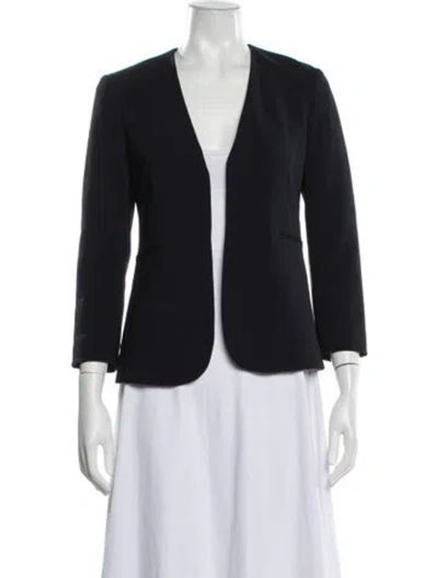 Pre-owned Theory Blazer In Blue