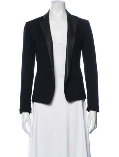 Pre-owned Theory Blazer In Blue