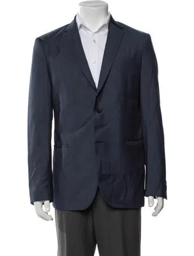 Pre-owned Theory Blazer In Blue