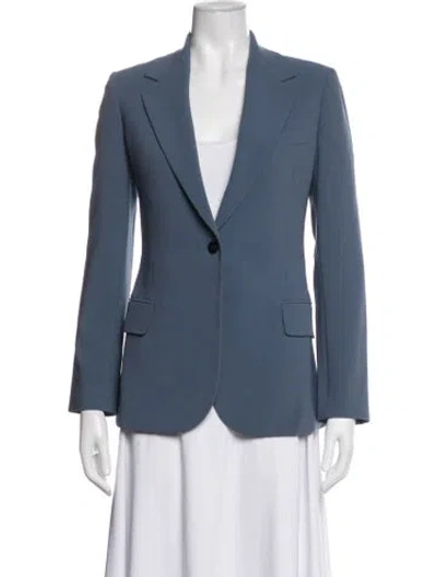 Pre-owned Theory Blazer In Blue